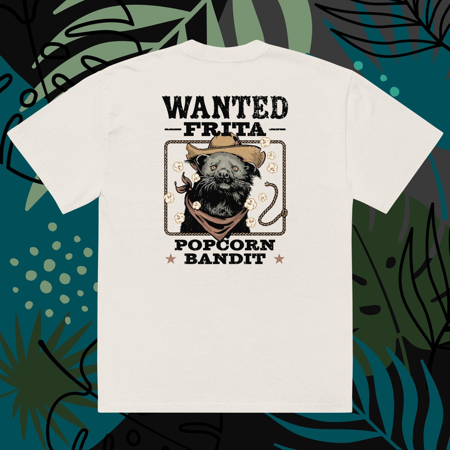 Frita the bearcat Oversized faded t-shirt
