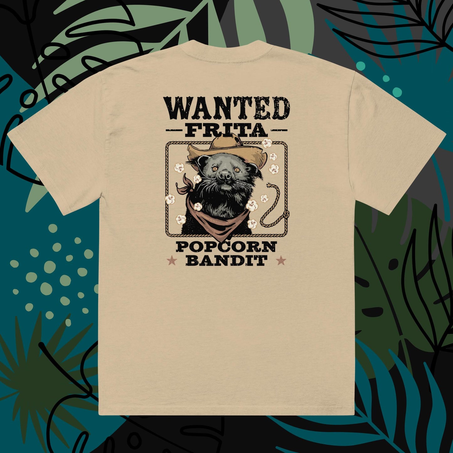Frita the bearcat Oversized faded t-shirt